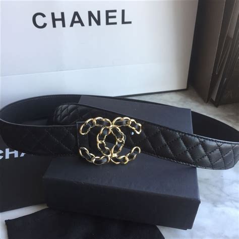 chanel quilted leather belt|chanel belt reversible.